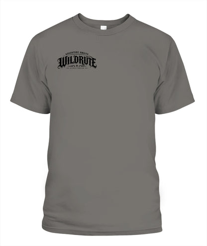 WILDRUTE Chopper Tee, grey, front